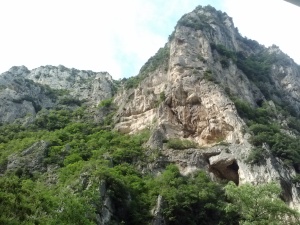 Some of the mountains outside of the caves.