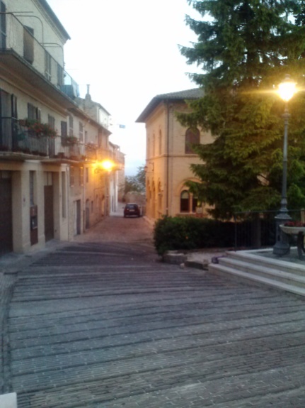 A street in Montelupone.