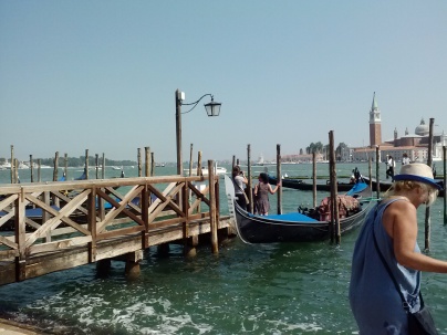One of the harbors in Venice.